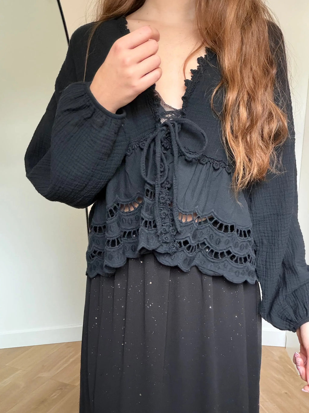 Top en gaz de coton Simloé